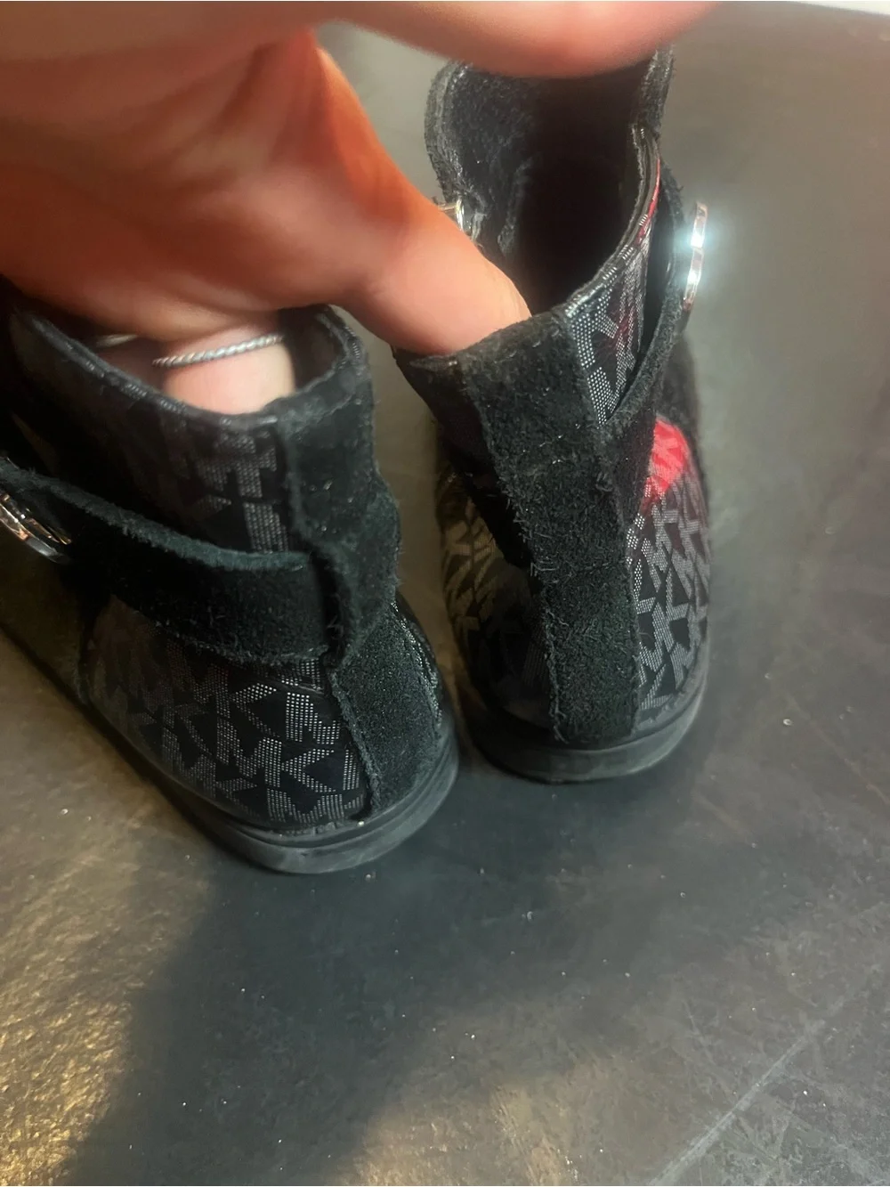 Michael Kors Little Girls Tall Fashion Boots Size 1.5 / 2